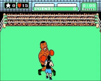 Voici le clbre jeu de boxe  Punch-Out !  . Quel clbre boxeur apparat dans le jeu ?
