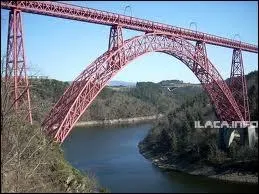 Imagin par Gustave Eiffel, ce viaduc ferroviaire situ dans le Cantal est :