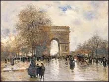 Quand fut scelle la premire pierre de l'Arc de Triomphe de l'toile ?