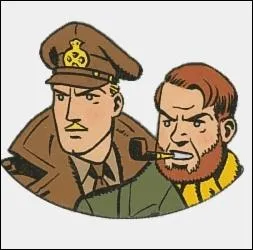 Blake et Mortimer ; Blake fume la pipe !