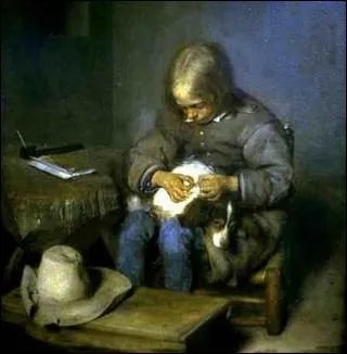 Jeune garon pouillant son chien