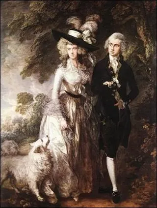 Mr et Mrs William Hallett , promenade matinale, 1785