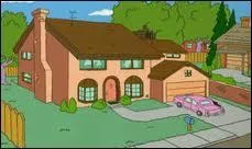 De quelle couleur sont les murs de la cuisine des Simpson ?