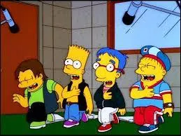 Quel est le nom du boys band que Bart a intgr ?