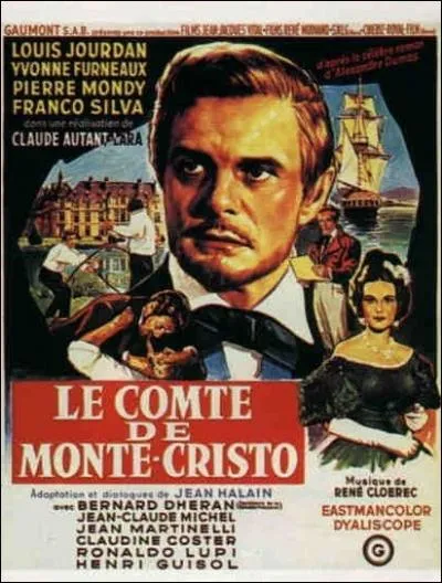 Lequel de ces acteurs n'a pas incarn Edmond Dants dans l'une des nombreuses adaptations cinmatographiques du clbre roman d'Alexandre Dumas ?