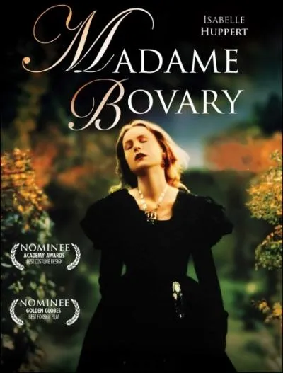 Qui est Emma Bovary dans l'adaptation du cinaste Claude Chabrol du roman de Gustave Flaubert en 1991 ?
