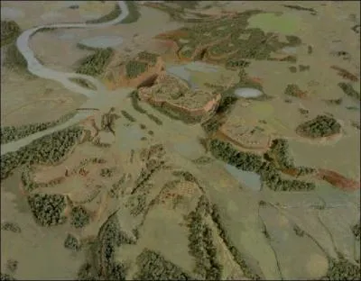 Un destin fabuleux s'explique par des conditions géographiques exceptionnelles. Où se situe le site de fondation de la ville de Rome ?