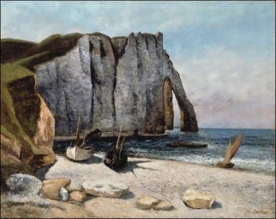 Est-ce Claude Monet qui a peint Les falaises d'Etretat aprs l'orage ?