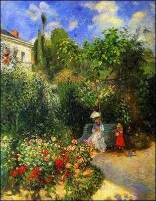 Est-ce Monet qui a peint Jardin  Pontoise ?