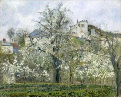 Est-ce Monet qui a peint Pruniers en fleurs .