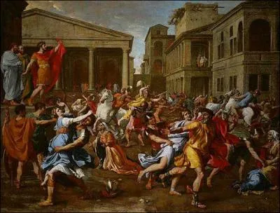 Qui a peint L'enlvement des sabines ?