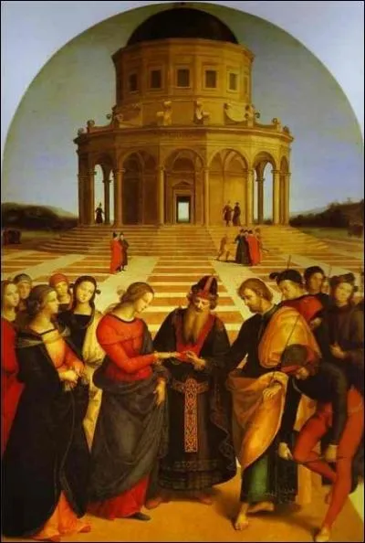 Qui a peint Le mariage de la vierge ?