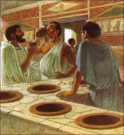 Sortons de la maison. Que consomment les habitus aux murs plus ou moins louches frquentant les tavernes ?