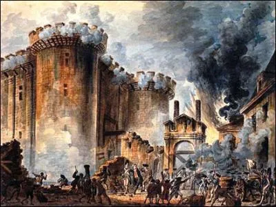 Mardi 14 juillet 1789,  17h, la garnison de la Bastille rend les armes. Au soir, qui informe le roi Louis XVI de la prise de la Bastille par cette phrase :  Non, sire. C'est une rvolution !  ?