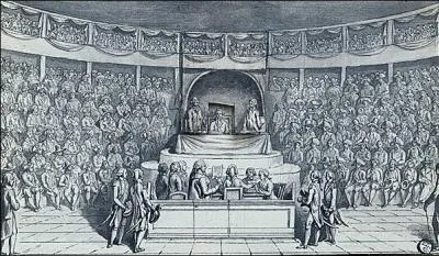 Le procs du roi Louis XVI devant la Convention, voulu par Marat et refus par Robespierre et Saint-Just, s'ouvre le 11 dcembre 1792. Parmi ces hommes, lequel n'est pas l'avocat du roi ?