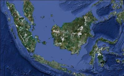 Laquelle de ces rgions du monde est visible sur cette image satellite ?