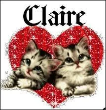 Que signifie le prnom Claire ?