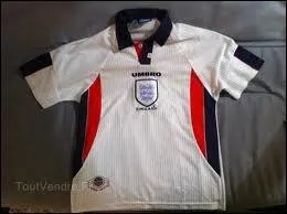 Lors de quel mondial l'Angleterre a-t-elle port ce maillot ?