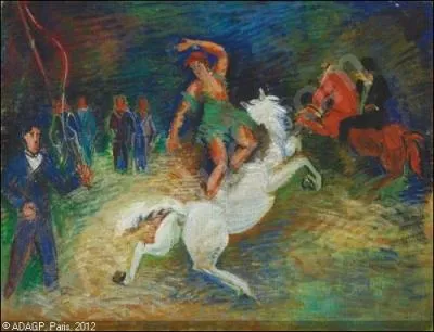 Qui a peint Ecuyre au cirque Medrano ?