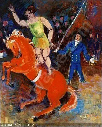 Qui a peint L'cuyre, cirque Medrano ?