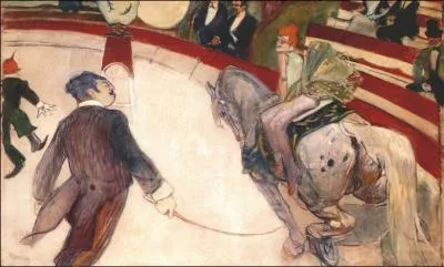 Qui a peint L'cuyre au cirque Fernando ?