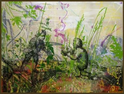 Et le bruit des enfants (... ) au bruit des feuilles.  