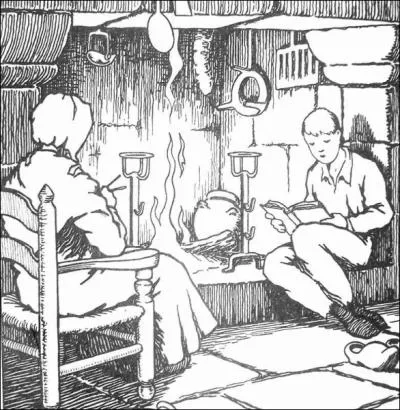 (... ) au feu vos mains, (... )  Dieu votre (... ),