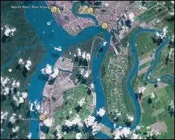 Dans quel pays se trouve Port Klang, reprsent sur cette image arienne ?