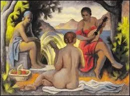 La leon de musique au bord de l'eau, 1933