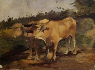 Deux boeufs sous le joug, 1881