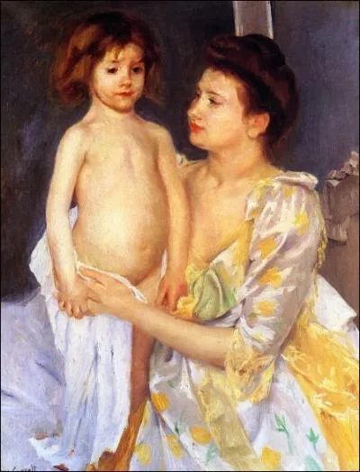 Jules et sa mre aprs le bain, 1893