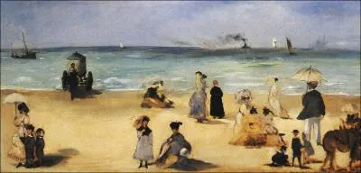 Sur la plage de Boulogne, 1868