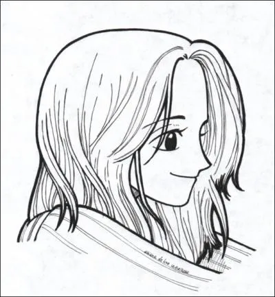 Qui est cette personne qui est malade mais qui est contente quand Ussop vient lui raconter une histoire ?