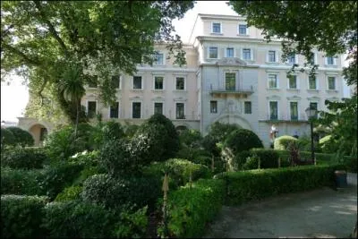Jardin de San Carlos faisant un crin aux Archives du Royaume, situ dans la ville de La Corogne.