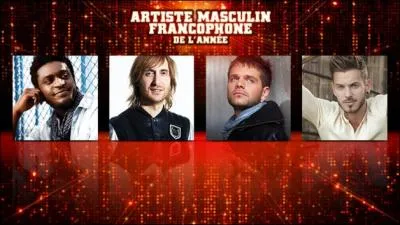 Qui a gagn l'Award de l'  Artiste masculin francophone de l'anne  ?