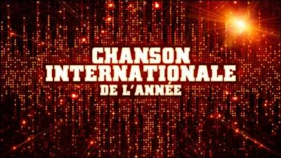 Qui a gagn l'Award de la  Chanson internationale de l'anne  ?