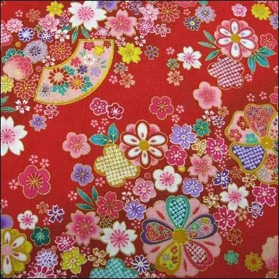 Ce joli tissu fleuri vient de quel pays ?