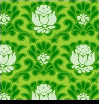 Voici un motif qui enrichit de nombreuses matires, il est nomm d'aprs le nom d'origine du tissu qui formait ces motifs mats sur fond de satin brillant... ?