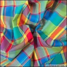 Ces carreaux trs lumineux figurent sur un tissu d'origine indienne nomm... ?