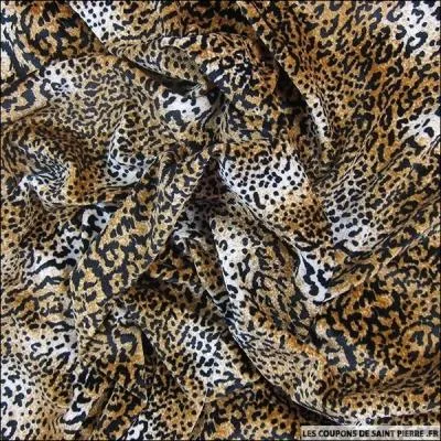 Un bel imprim galement tir de la nature que cet imprim... ?