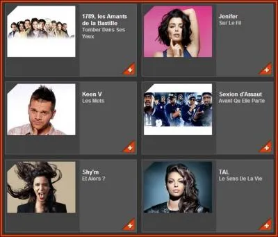 Qui a reçu le prix de Chanson francophone de l'année ?