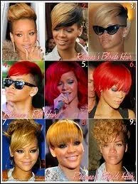 Combien a-t-elle eu de couleurs de cheveux ?