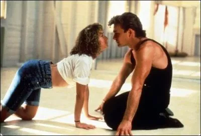 Le couple Patrick Swayze et Jennifer Grey dans le film !