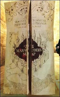 Cette carte magique reprsente l'cole de Poudlard dans ses moindres dtails, mme les passages secrets.
