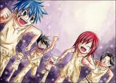 Comment se nomment les anciens amis d'Erza Scarlet dans l'arc  Tour du Paradis  ?