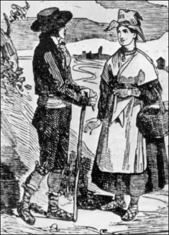 - le teint (... ), le sommet de la tête (... ) d'un large (... ) de paille ;