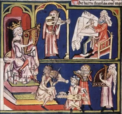 Dans quelle discipline artistique une corde produit-elle un son ?