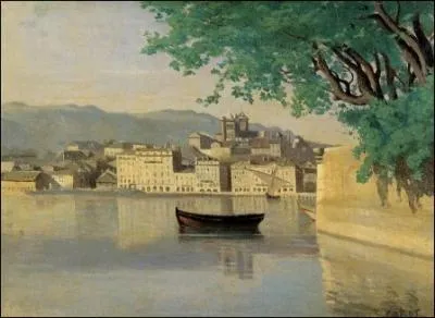 Genve, vue d'une partie de la ville.