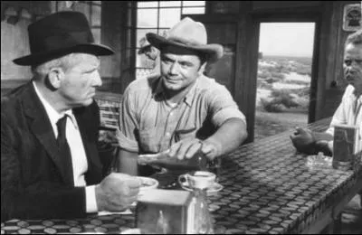En 1954 toujours, dans quel film se fait-il casser la figure par Spencer Tracy ? (Film de John Sturges, avec �galement Robert Ryan et Lee Marvin au casting)