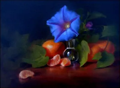 D'une luminosit absolument confondante. La composition nous offre une clatante association de couleurs entre :